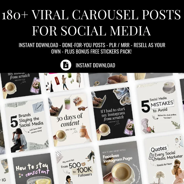 180+ Viral Carousel Posts for Social Media
